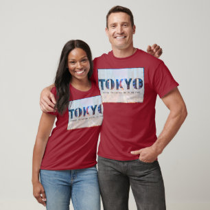 Camiseta Paisaje urbano de Tokio, Japón: donde el futuro se