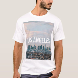 Camiseta Paisaje urbano retro de Los Ángeles Estética Ciuda