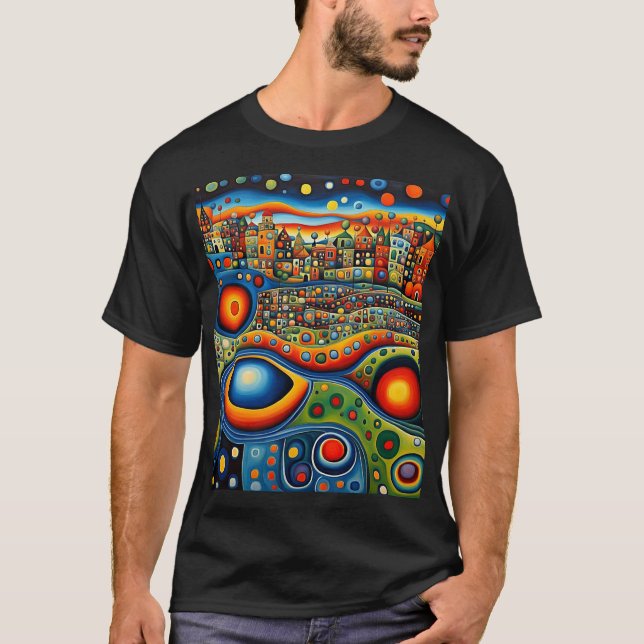 Camiseta Paisaje visto (Anverso)