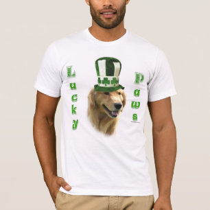 Camiseta Paisajes afortunados de Golden Retriever
