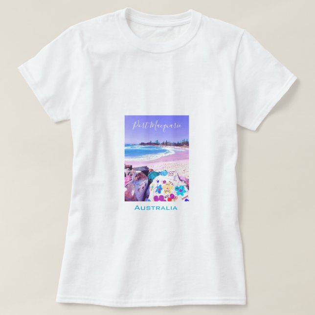 Camiseta Paisajes de viaje Port Macquarie NSW Australia (Diseño del anverso)