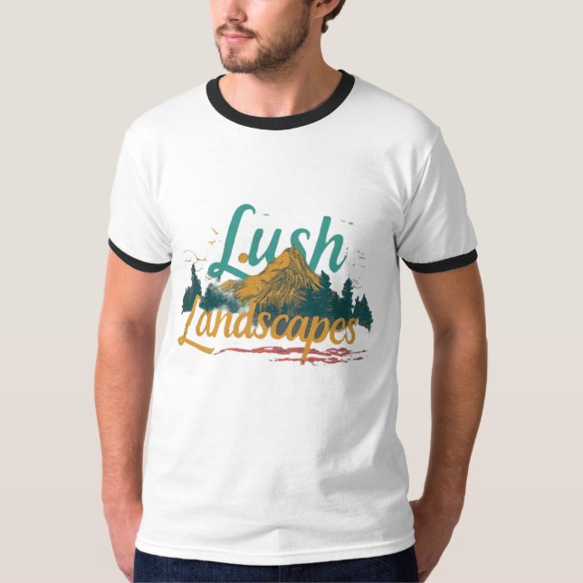 Camiseta Paisajes exuberantes (Anverso)