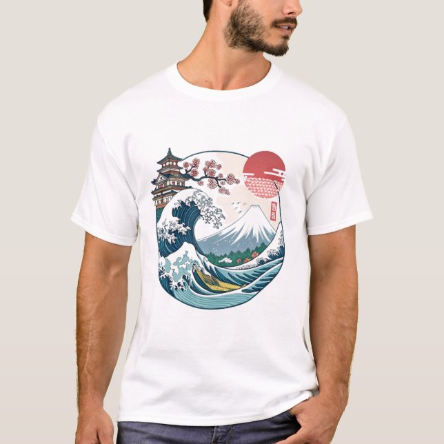 CAMISETA PAISAJES JAPONESES (Anverso)