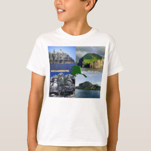 Camiseta Paisajes rocosos del poblado de Alaska