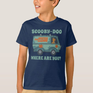 Camiseta Paisely Scooby-Doo que conduce la máquina del
