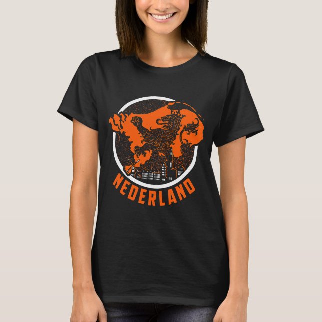Camiseta Países Bajos Amsterdam Groningen (Anverso)