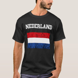 Camiseta Países Bajos Holanda Bandera Holandesa Nederland B