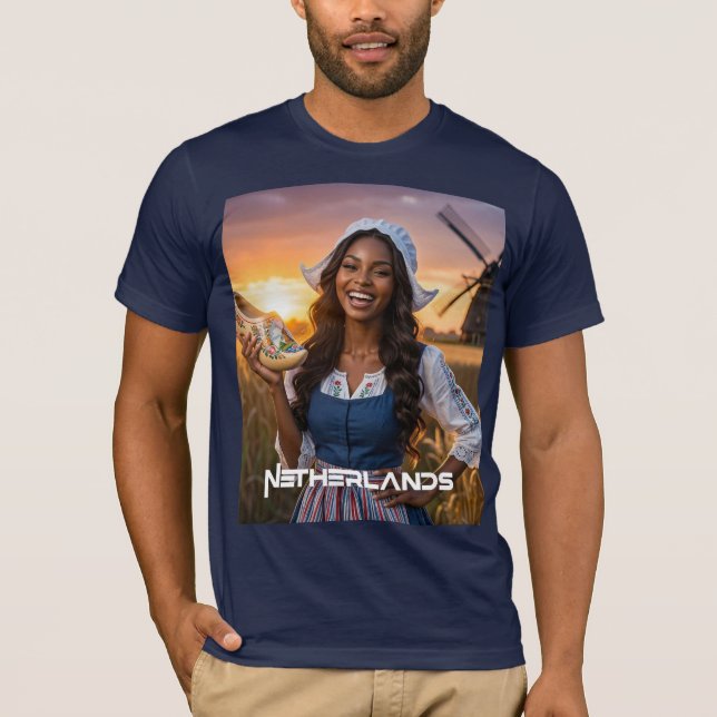 CAMISETA PAÍSES BAJOS - HOLANDÉS (Anverso)