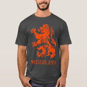 Camiseta Países Bajos Nederland León Holandés amigo