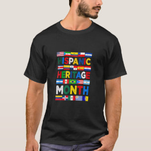 Camiseta Países de habla hispana exhiben patrimonio hispano