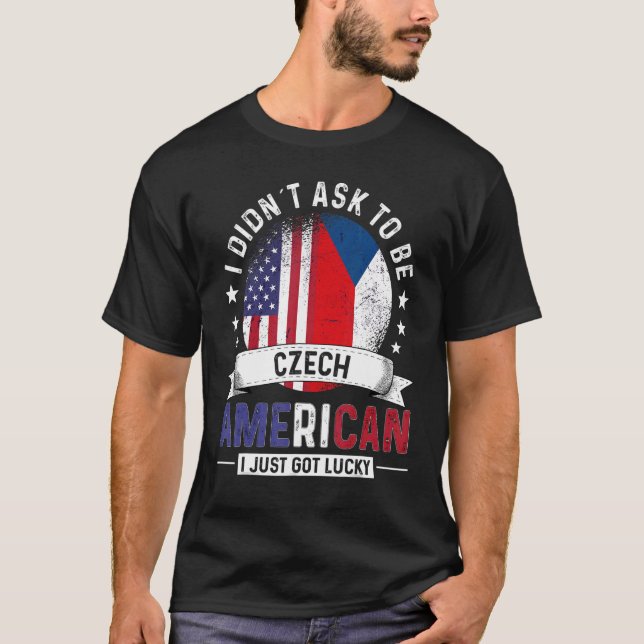 Camiseta Países de la República Checa y Estados Unidos marc (Anverso)