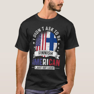 Camiseta Países finlandeses estadounidenses marcan el orgul