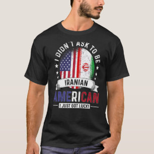 Camiseta Países iraníes estadounidenses marcan el país del