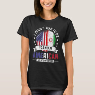Camiseta Países iraníes estadounidenses marcan el país del
