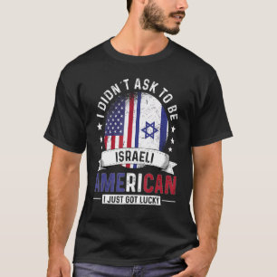 Camiseta Países israelíes estadounidenses marcan el país de