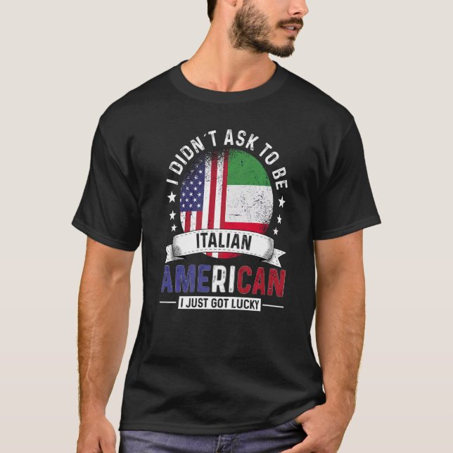 Camiseta Países Italianos Americanos Marcan El País Orgullo (Anverso)