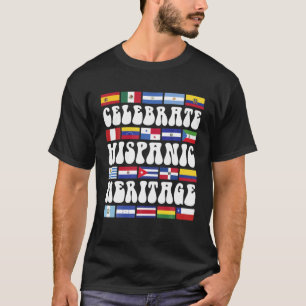 Camiseta Países latinos marcan el Mes del Patrimonio Hispan