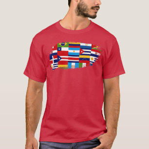 Camiseta Países latinos marcan Mes de Patrimonio Hispano La