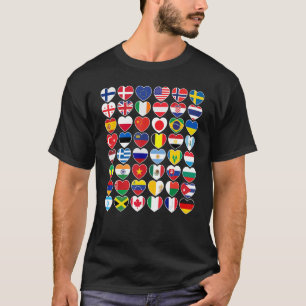 Camiseta Países Marcan Geografía Internacional