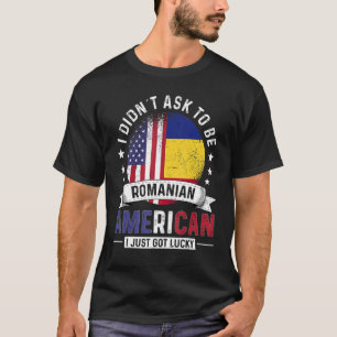 Camiseta Países rumanos estadounidenses marcan orgullo por