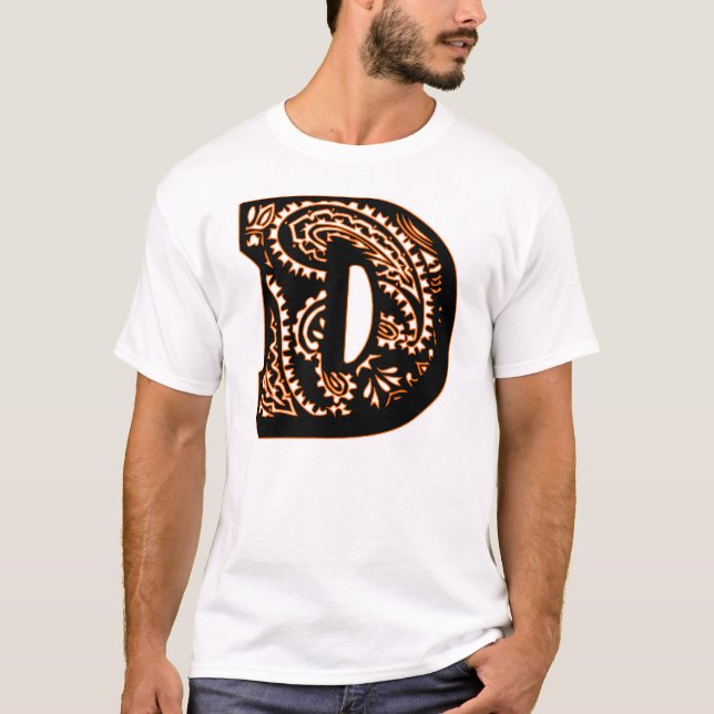 Camiseta Paisley Monograma - D (Anverso)