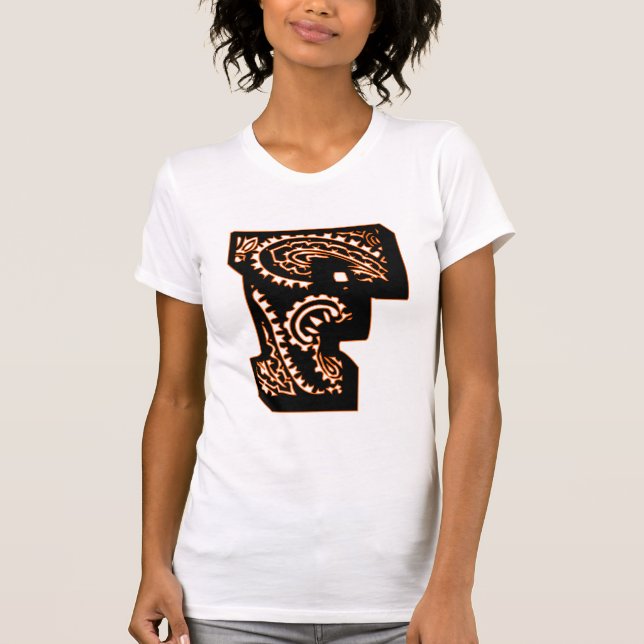 Camiseta Paisley Monograma - F (Anverso)