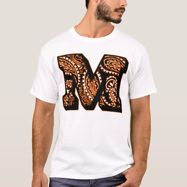 Camiseta Paisley Monograma - M (Anverso)