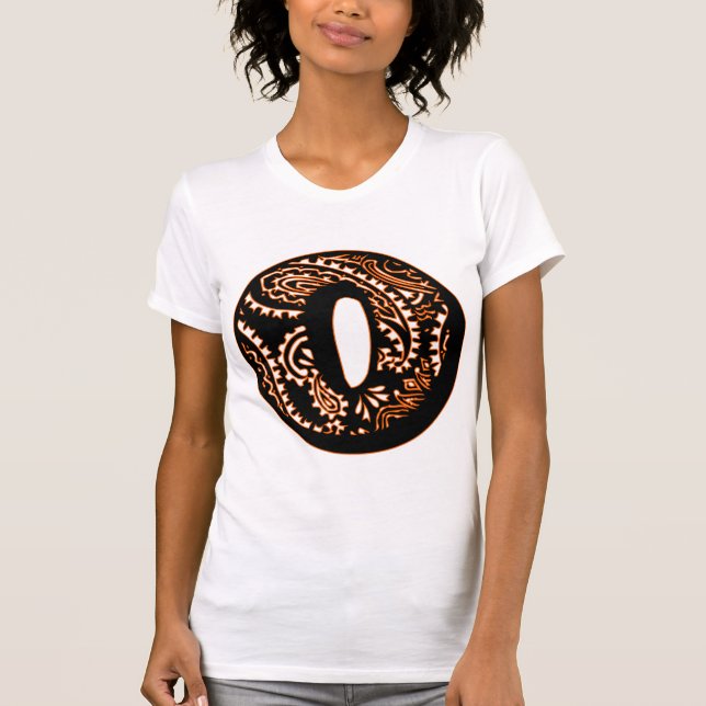Camiseta Paisley Monograma - O (Anverso)