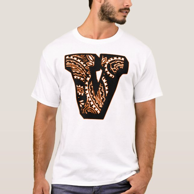 Camiseta Paisley Monograma - V (Anverso)