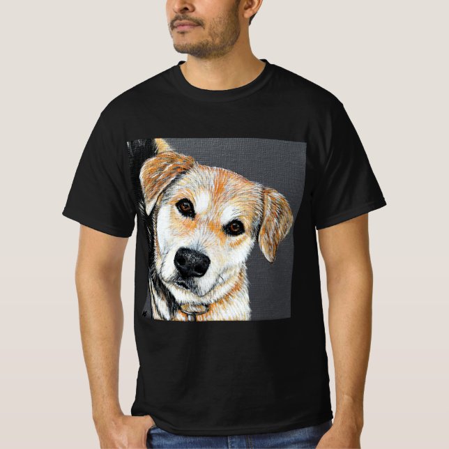 Camiseta Paisley Pup Painting (Anverso)