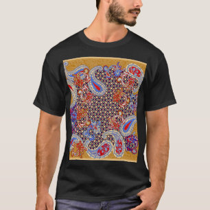 Camiseta Paisley Scarf: Diseño de tela multicolor