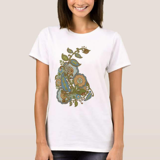 Camiseta Paisley terrosa (Anverso)