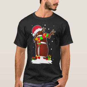 Camiseta Paja, Navidades de la bola de fútbol de Snowman