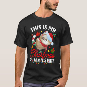 Camiseta Pajama de Navidades eslovacos de moras por Navidad