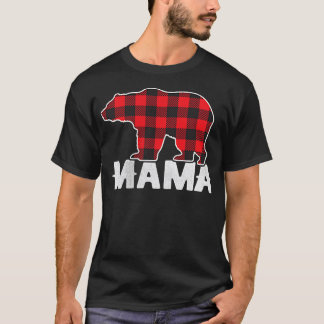 Camiseta Pajama, madre de familia de búfalos de leche roja 