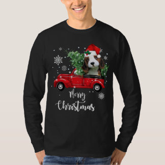 Camiseta Pajama, Navidades de Camiones Rojos de Perro Beagl