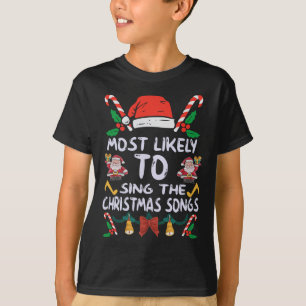 Camiseta Pajama, Navidades Familiares, Es Muy Probable Que