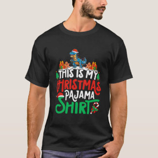 Camiseta Pajama Shirt, Navidades de T Rex - Navidad de T Re