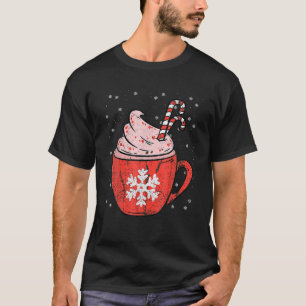 Camiseta Pajama X mas Snowflake Navidades del Candy Cane