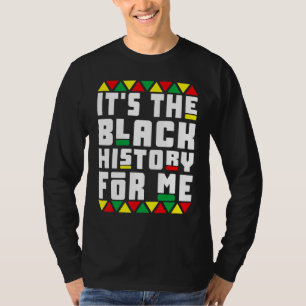 Camiseta Pajamas Afro Tee de historia negra es el hilo negr