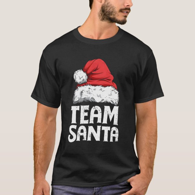 Camiseta Pajamas de la familia Team Santa Squad (Anverso)