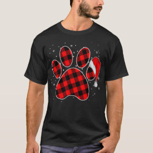 Camiseta Pajamas De Navidades De La Pasta De Perro Para Fam