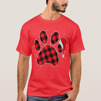 Camiseta Pajamas De Navidades De La Pasta De Perro Para Fam