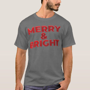 Camiseta Pajamas de Navidades merry y Bright