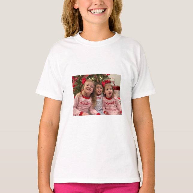 Camiseta Pajamas monogramados personalizados (Anverso)