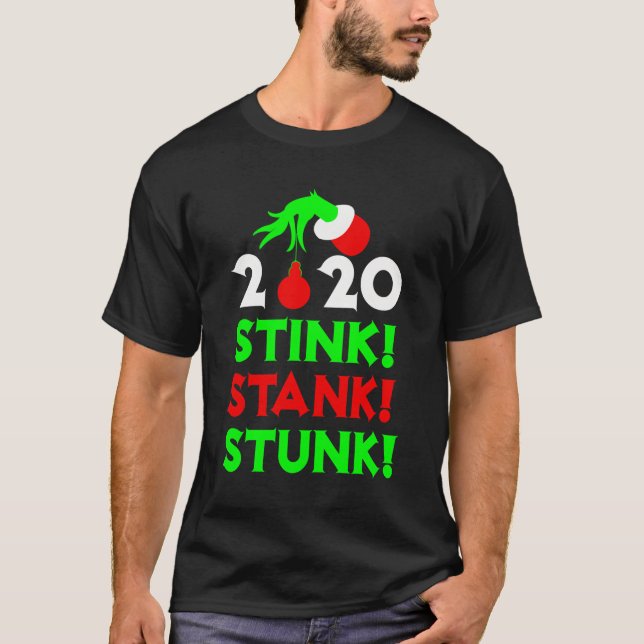Camiseta Pajamas, Navidades de Stink Stunk 2020 (Anverso)