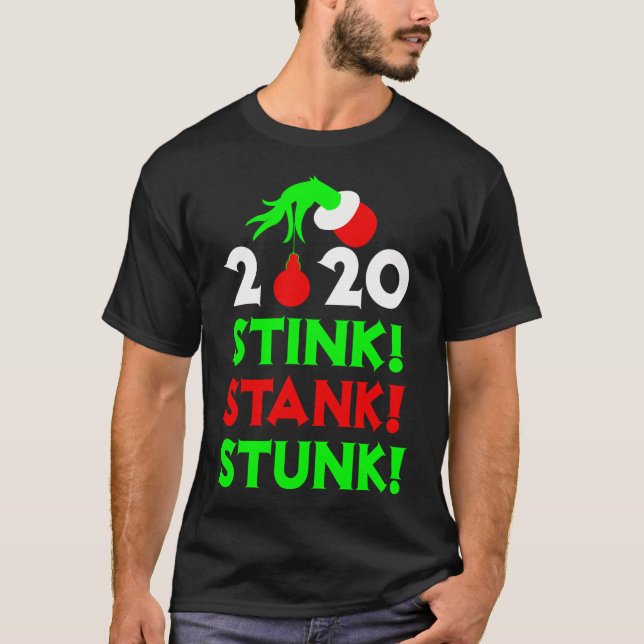Camiseta Pajamas, Navidades de Stink Stunk 2020 (Anverso)