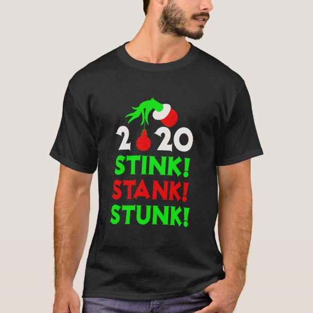 Camiseta Pajamas, Navidades de Stink Stunk 2020 (Anverso)
