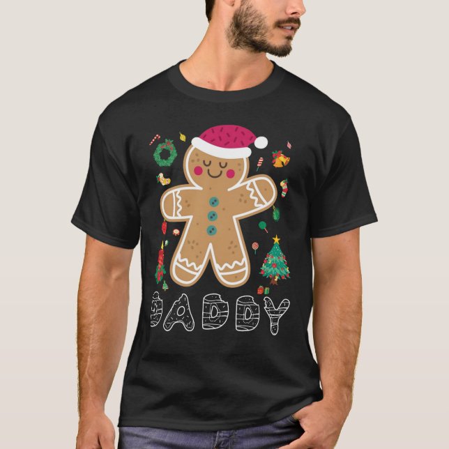 Camiseta Pajamas Navidades familiares personalizados con pa (Anverso)