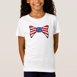 Camiseta Pajarita de la bandera americana 4 de julio